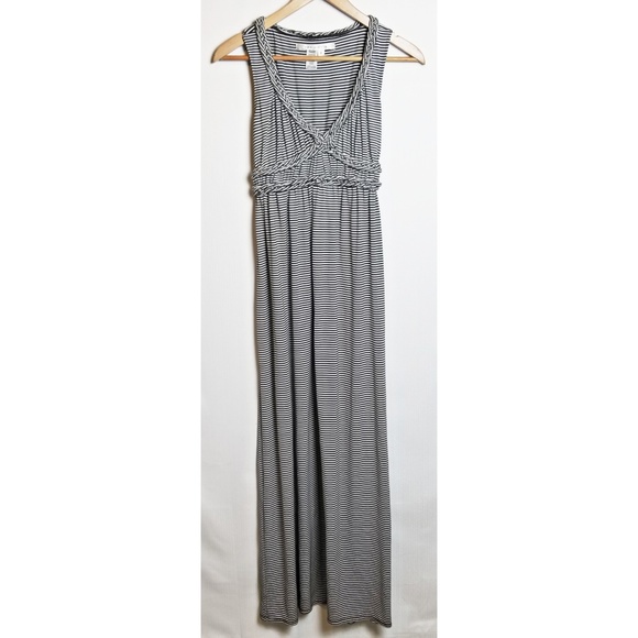 Max studio striped maxi dress Clearance